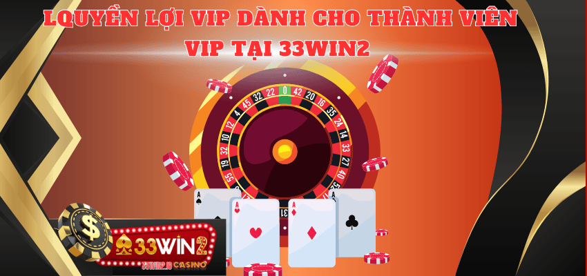 Những quyền lợi VIP 33WIN2 dành cho thành viên VIP
