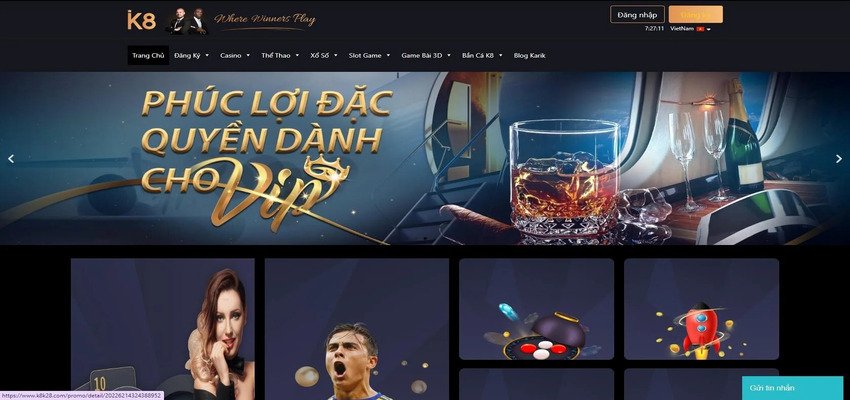 33WIN2 và K8 là 2 cái tên nổi bật trên thị trường cá cược trực tuyến 