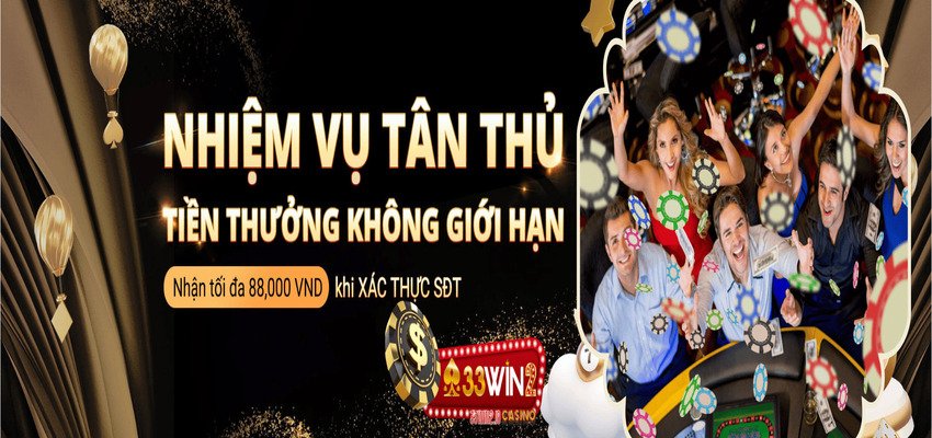 Đăng ký 33WIN2 nhận ngay tiền thưởng hấp dẫn